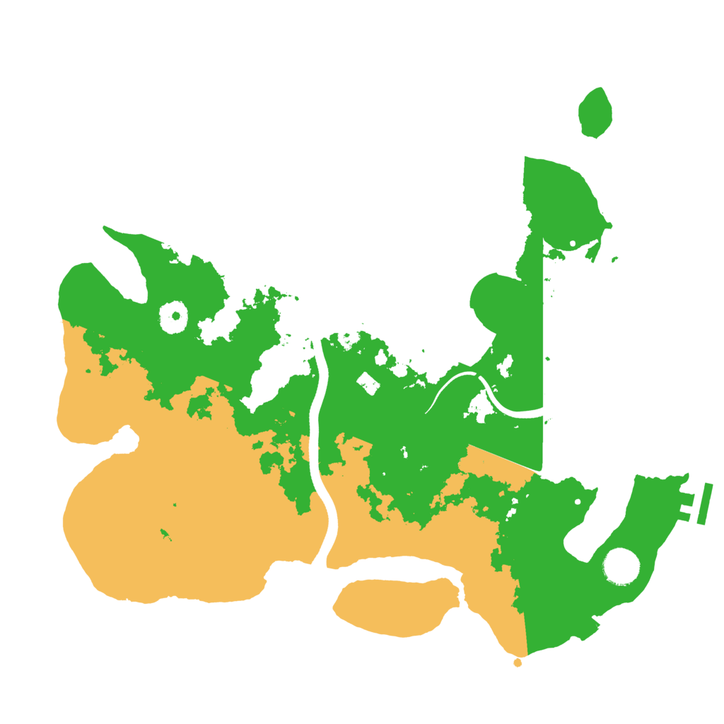 Biome Rust Map: Procedural Map, Size: 3500, Seed: 223769002
