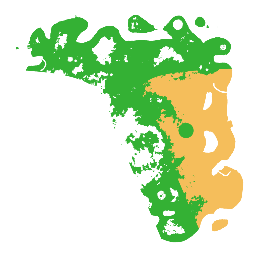 Biome Rust Map: Procedural Map, Size: 4500, Seed: 42609