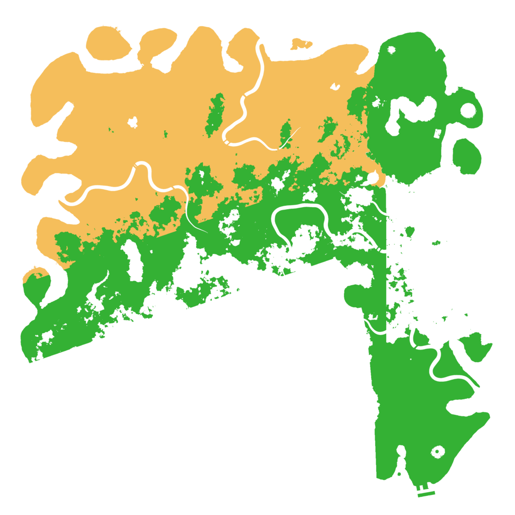 Biome Rust Map: Procedural Map, Size: 6000, Seed: 1536848893