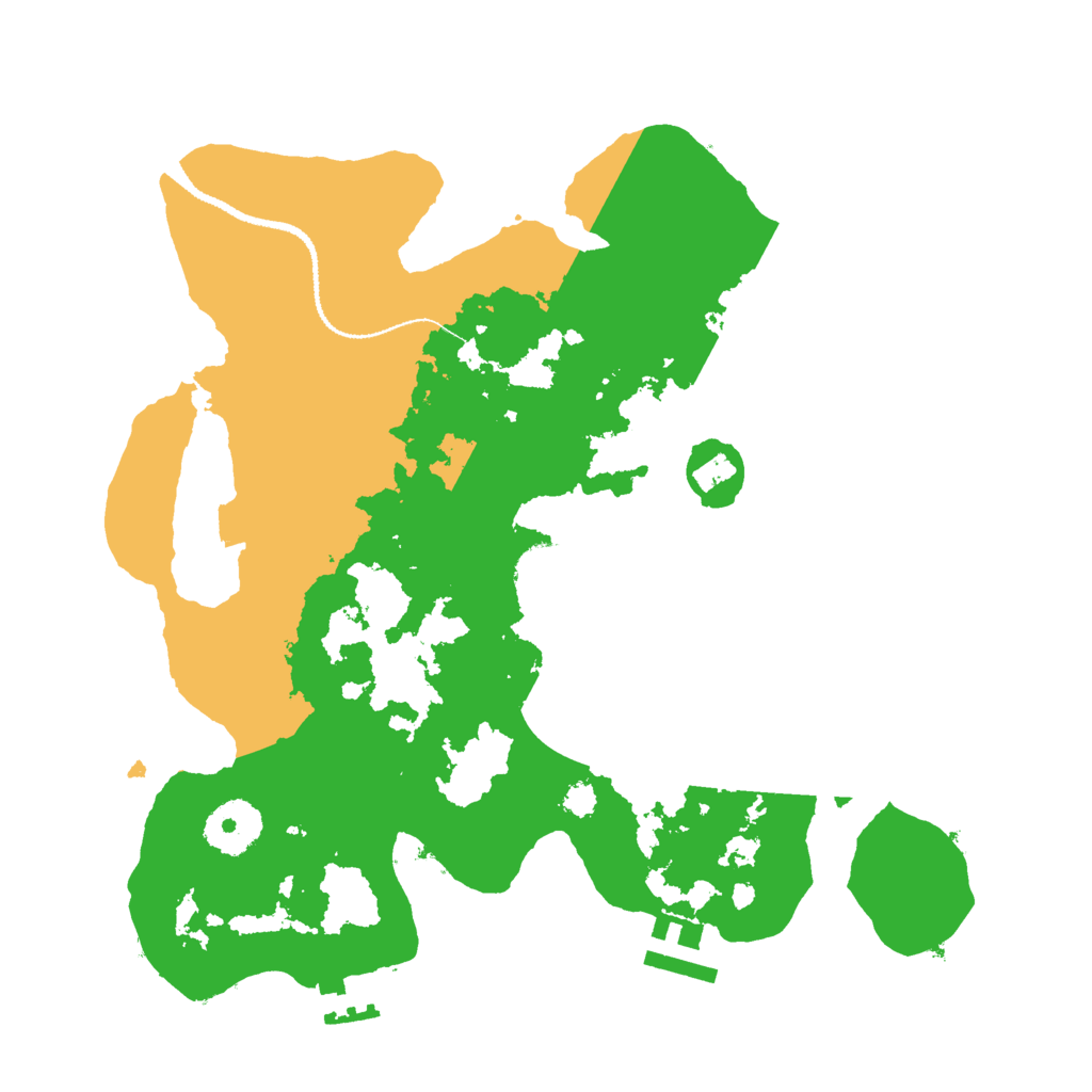 Biome Rust Map: Procedural Map, Size: 3000, Seed: 748264827