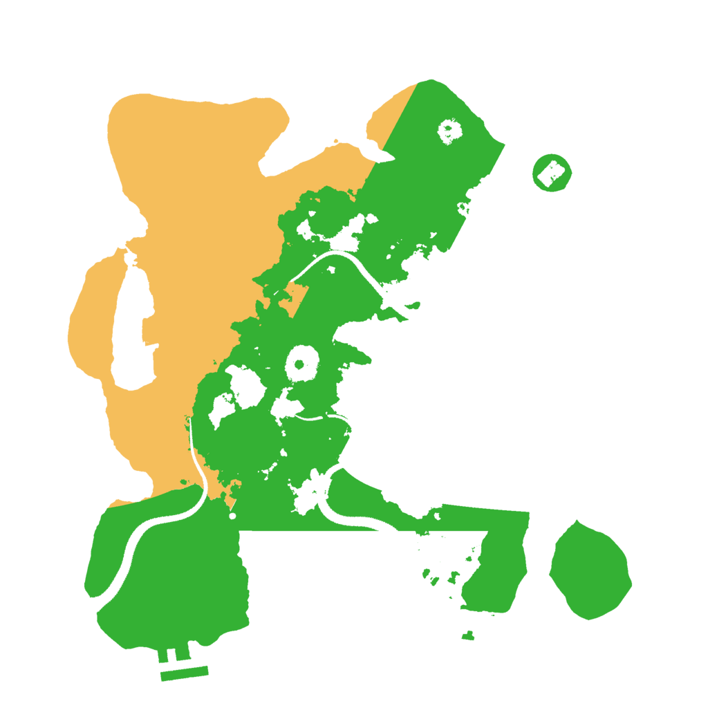 Biome Rust Map: Procedural Map, Size: 3000, Seed: 748264827