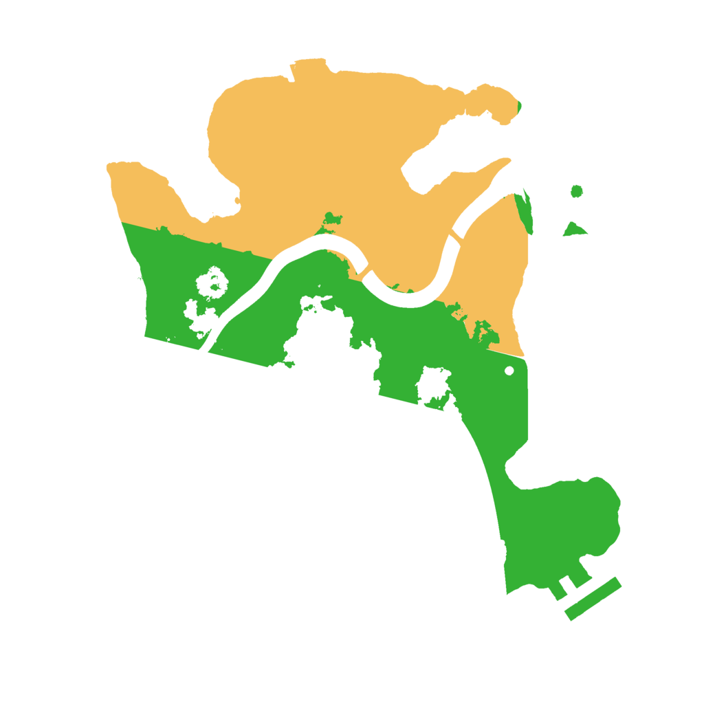 Biome Rust Map: Procedural Map, Size: 2300, Seed: 1682649124