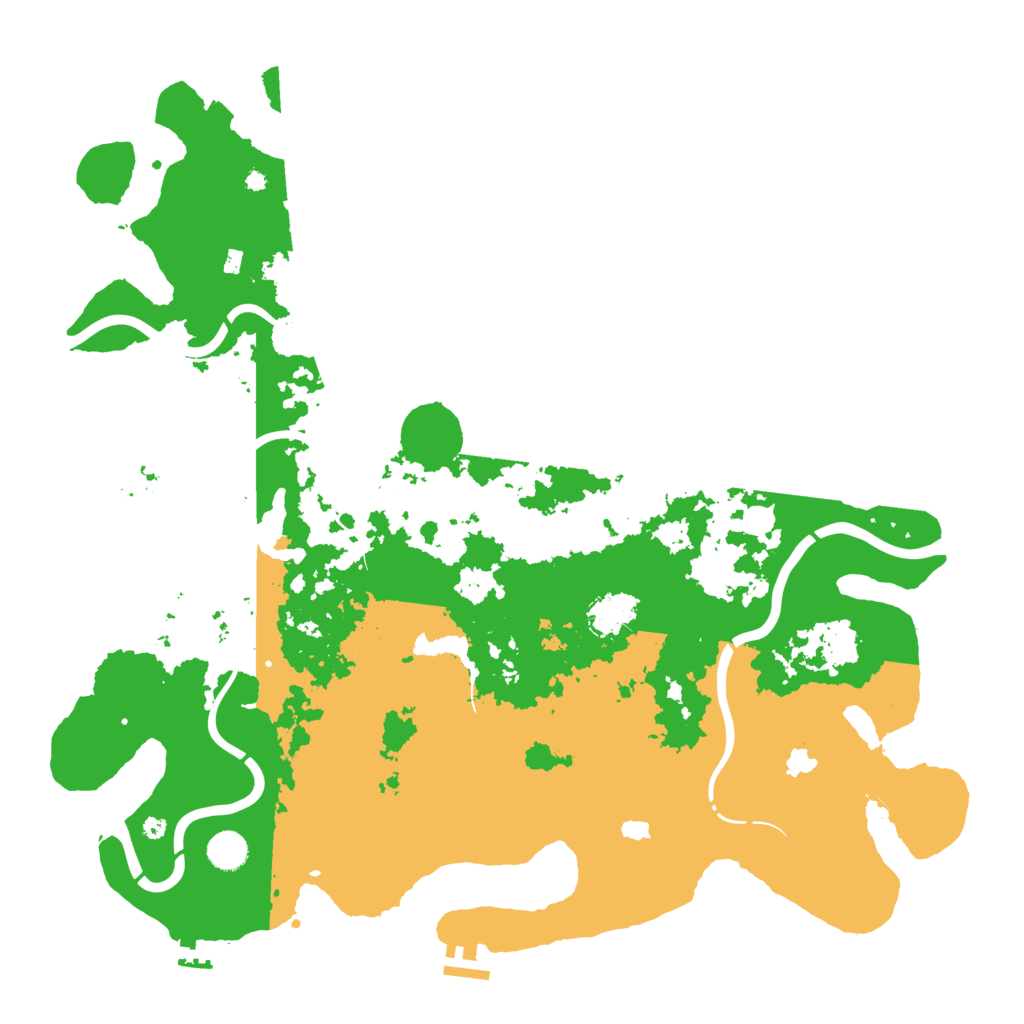 Biome Rust Map: Procedural Map, Size: 4500, Seed: 386931661