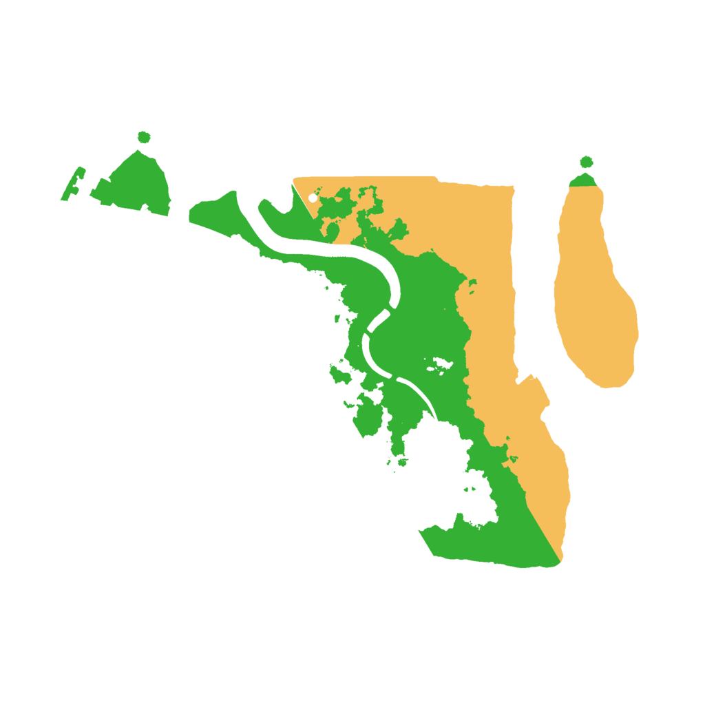 Biome Rust Map: Procedural Map, Size: 2300, Seed: 1682649125
