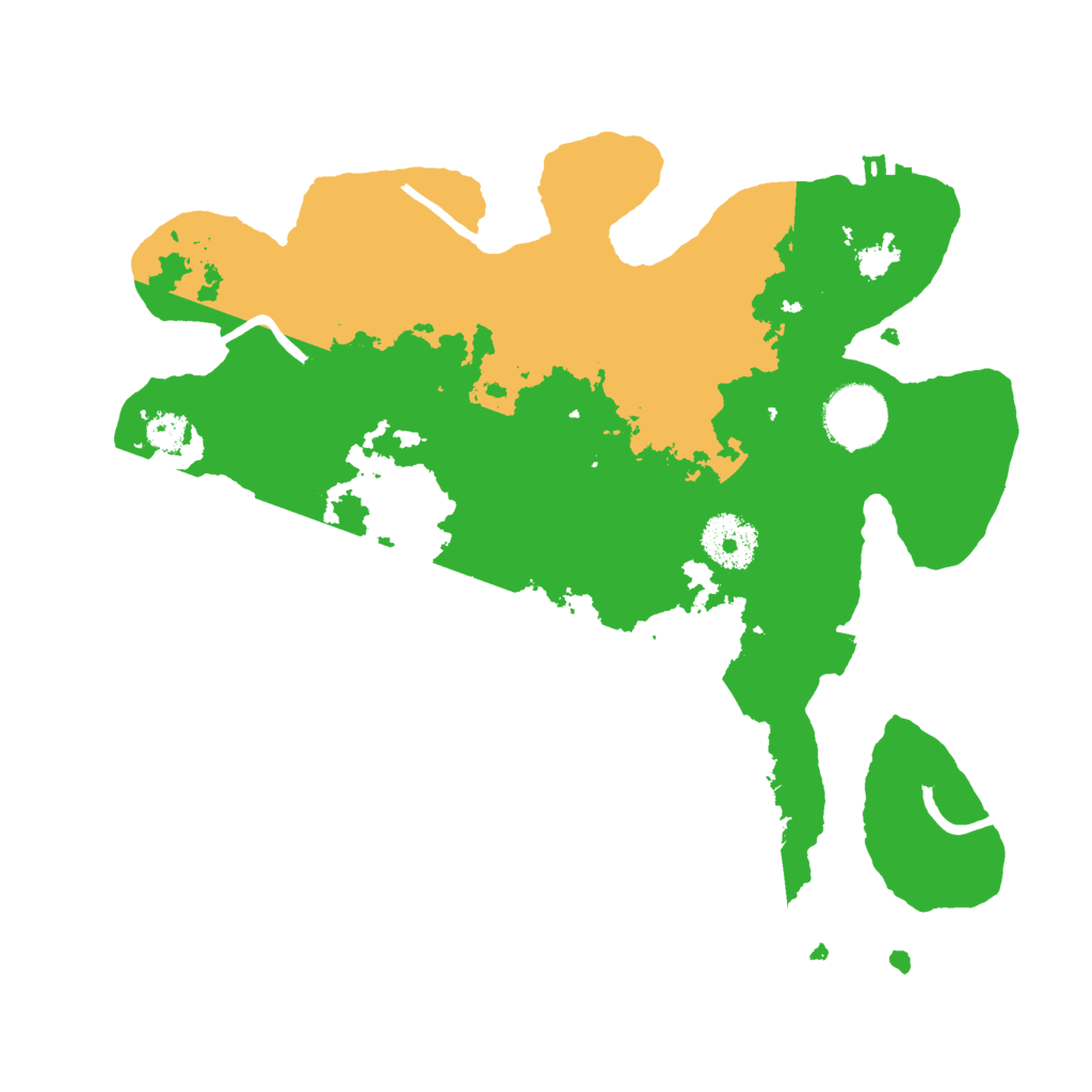 Biome Rust Map: Procedural Map, Size: 3000, Seed: 195659606