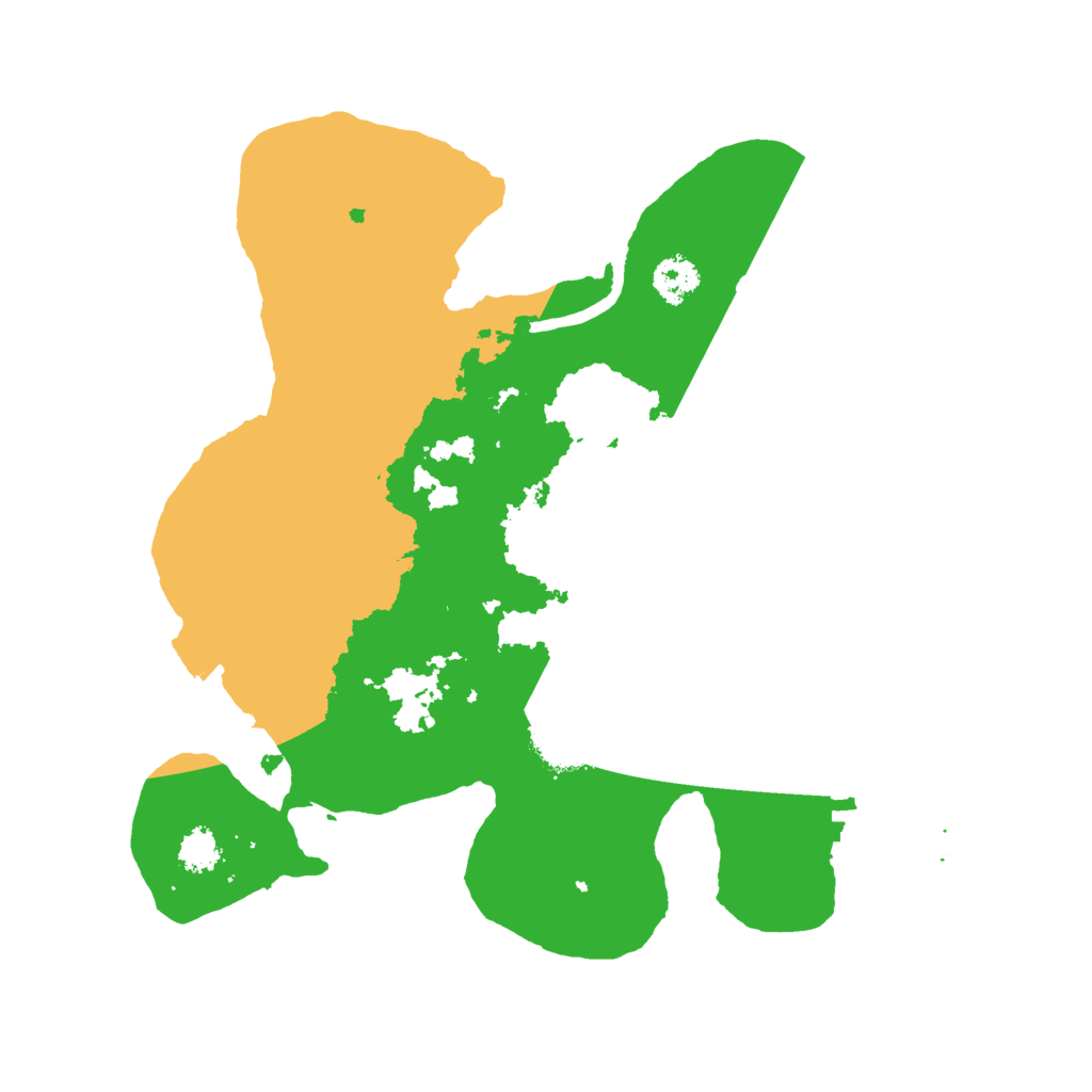 Biome Rust Map: Procedural Map, Size: 2500, Seed: 185042902