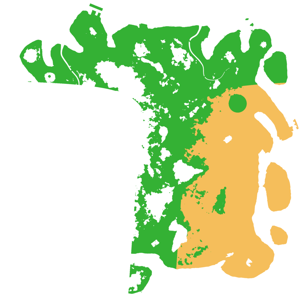 Biome Rust Map: Procedural Map, Size: 4500, Seed: 237057226