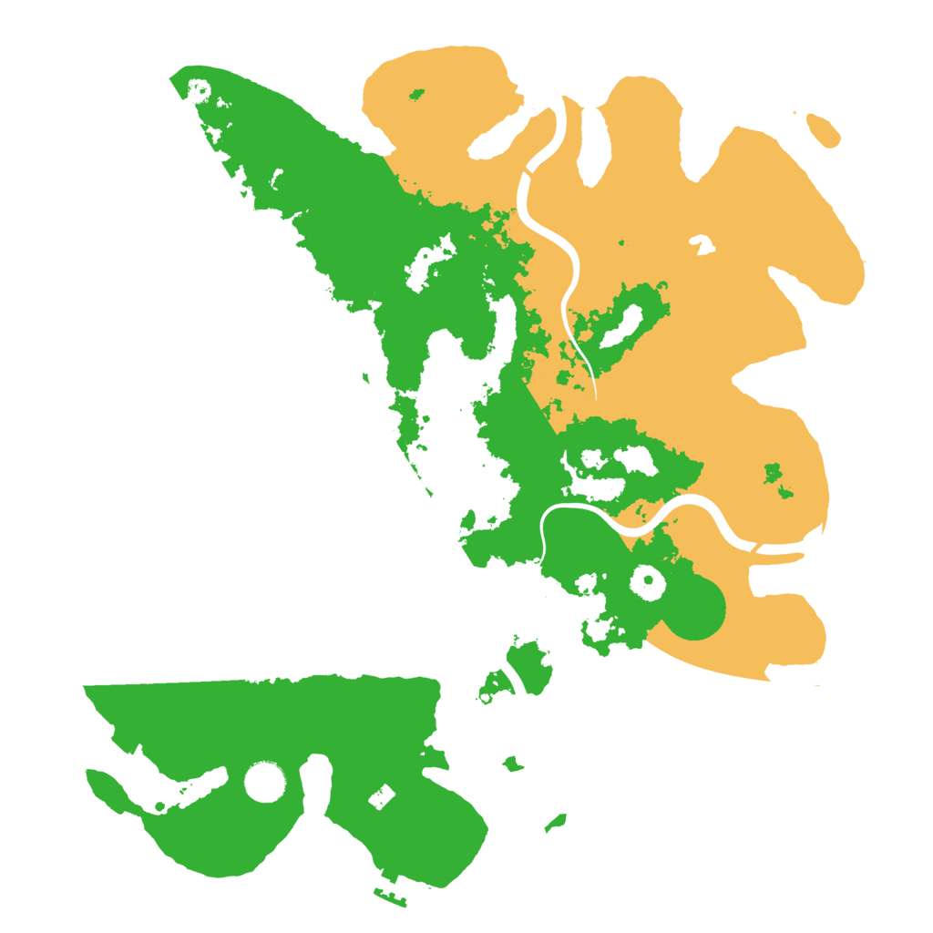 Biome Rust Map: Procedural Map, Size: 4000, Seed: 1380497271