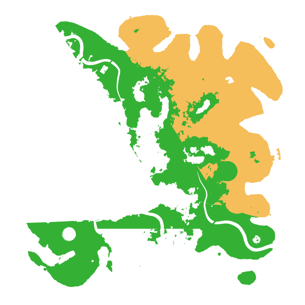 Biome Rust Map: Procedural Map, Size: 4000, Seed: 1380497271