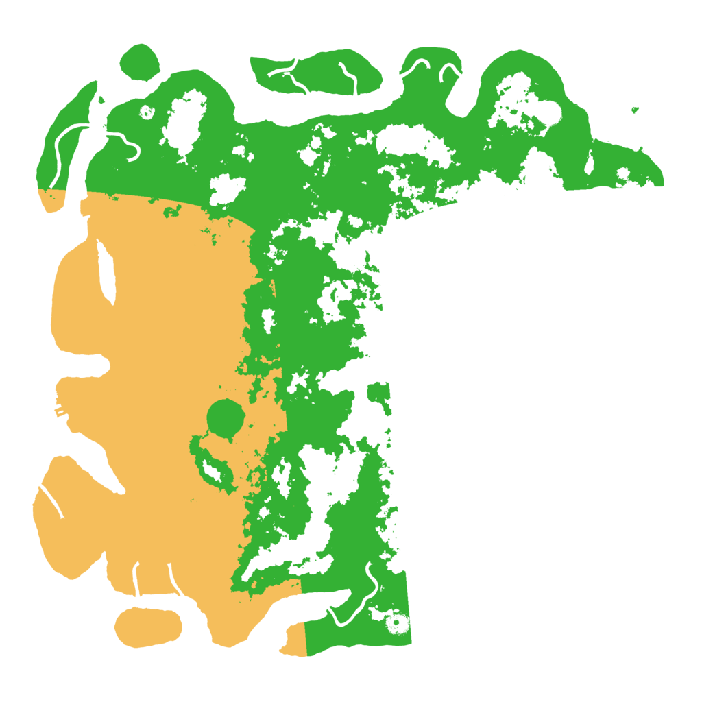 Biome Rust Map: Procedural Map, Size: 5000, Seed: 148079216