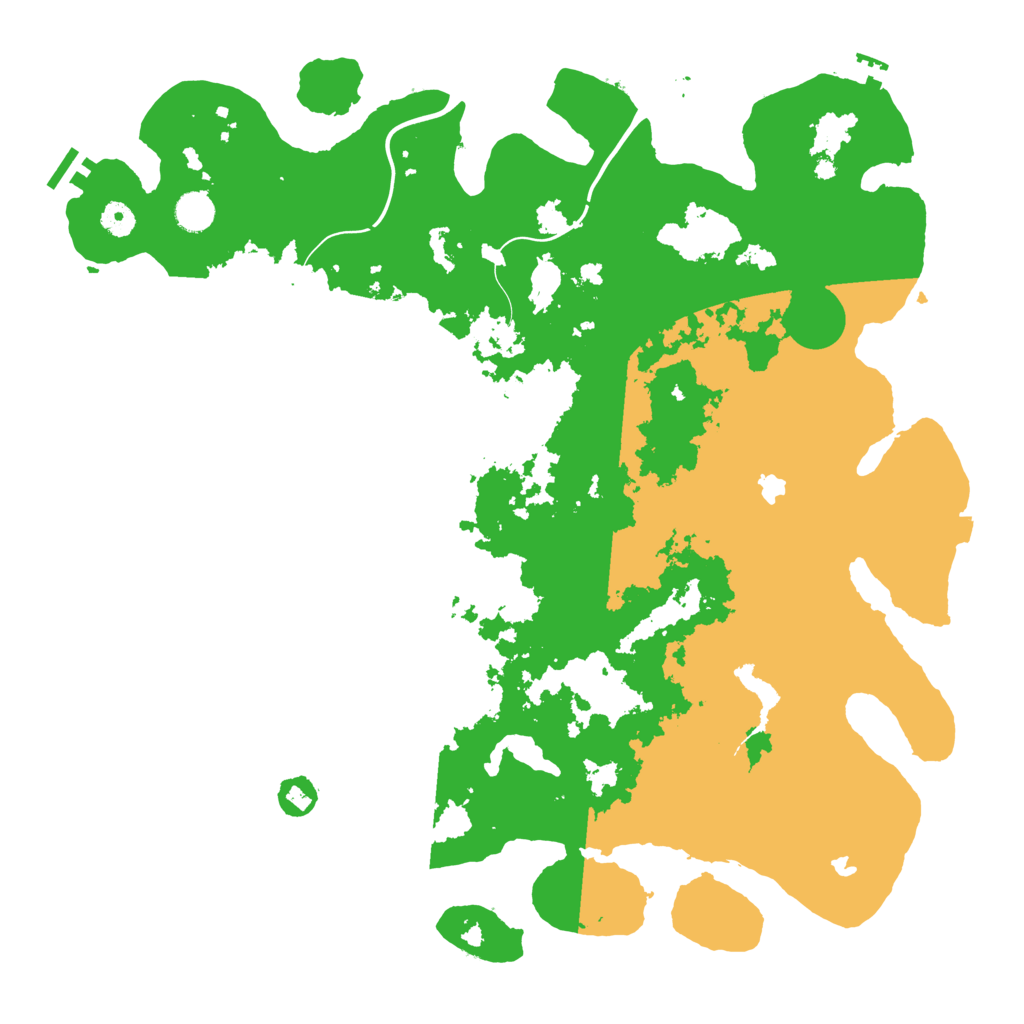 Biome Rust Map: Procedural Map, Size: 4550, Seed: 31