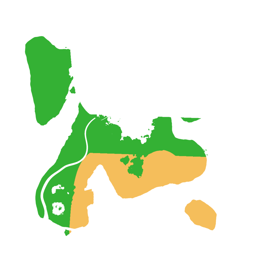 Biome Rust Map: Procedural Map, Size: 1997, Seed: 555985634