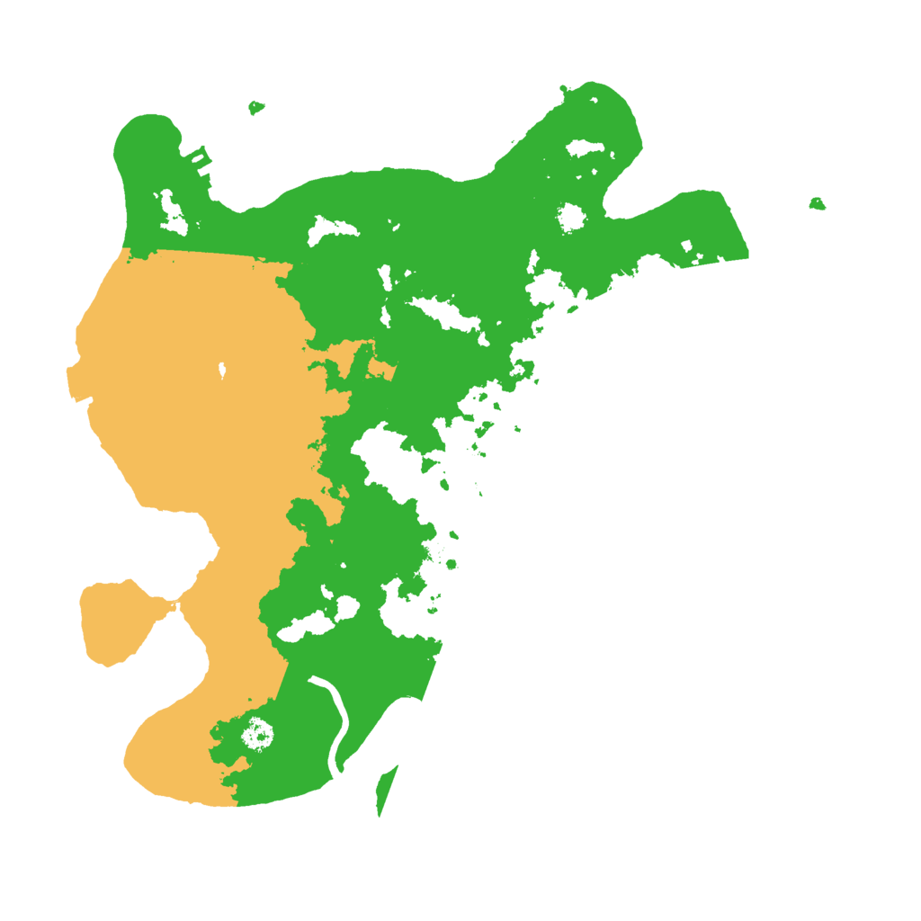 Biome Rust Map: Procedural Map, Size: 3000, Seed: 691376