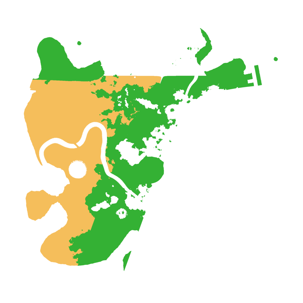 Biome Rust Map: Procedural Map, Size: 3000, Seed: 691376