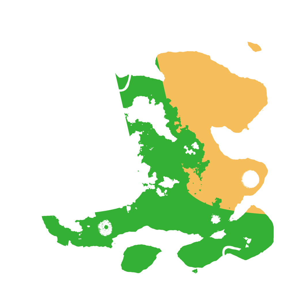 Biome Rust Map: Procedural Map, Size: 3000, Seed: 110003516