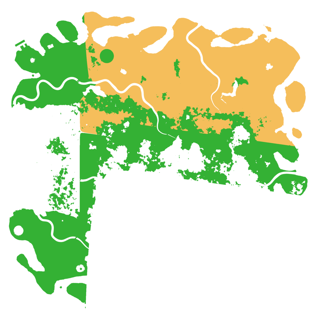 Biome Rust Map: Procedural Map, Size: 6000, Seed: 985564712