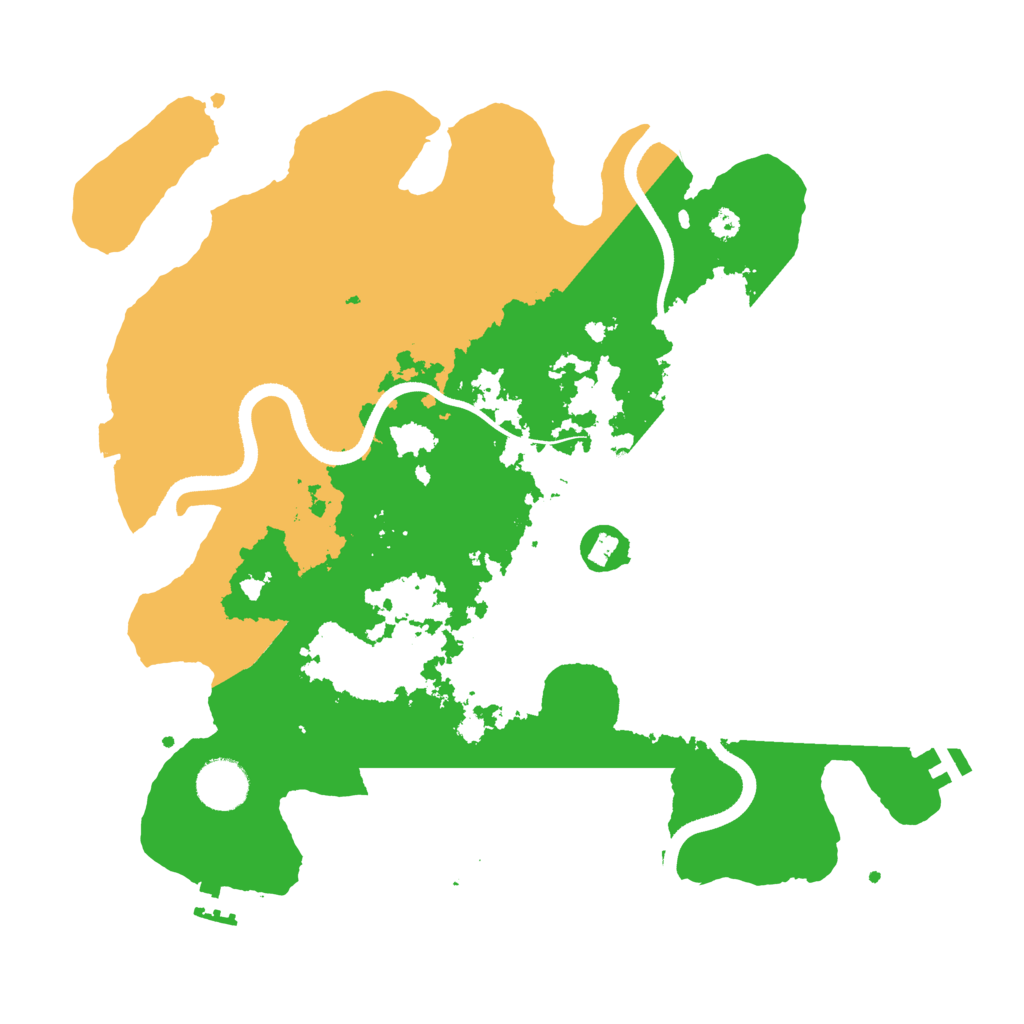 Biome Rust Map: Procedural Map, Size: 3500, Seed: 70256806