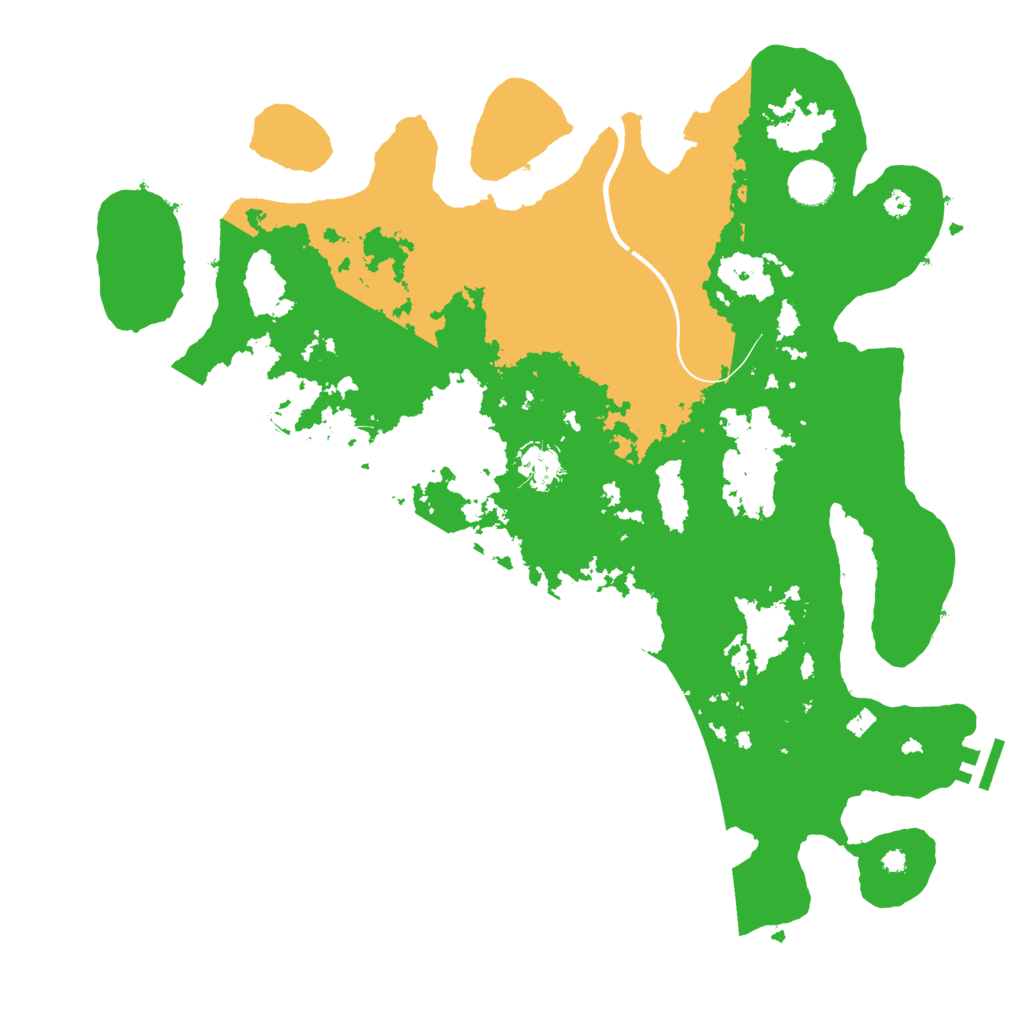 Biome Rust Map: Procedural Map, Size: 3950, Seed: 42608202