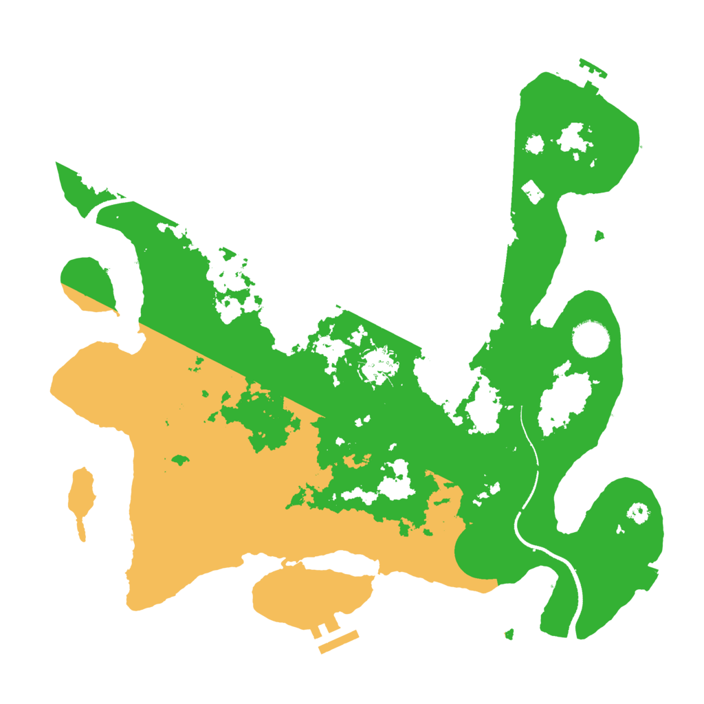 Biome Rust Map: Procedural Map, Size: 3400, Seed: 37418651