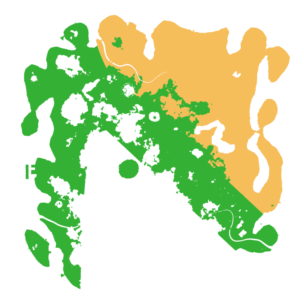 Biome Rust Map: Procedural Map, Size: 4300, Seed: 58311433