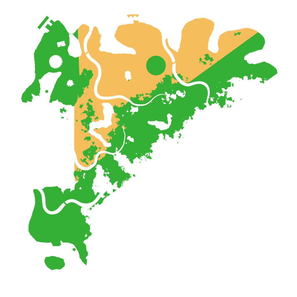 Biome Rust Map: Procedural Map, Size: 4000, Seed: 24346086