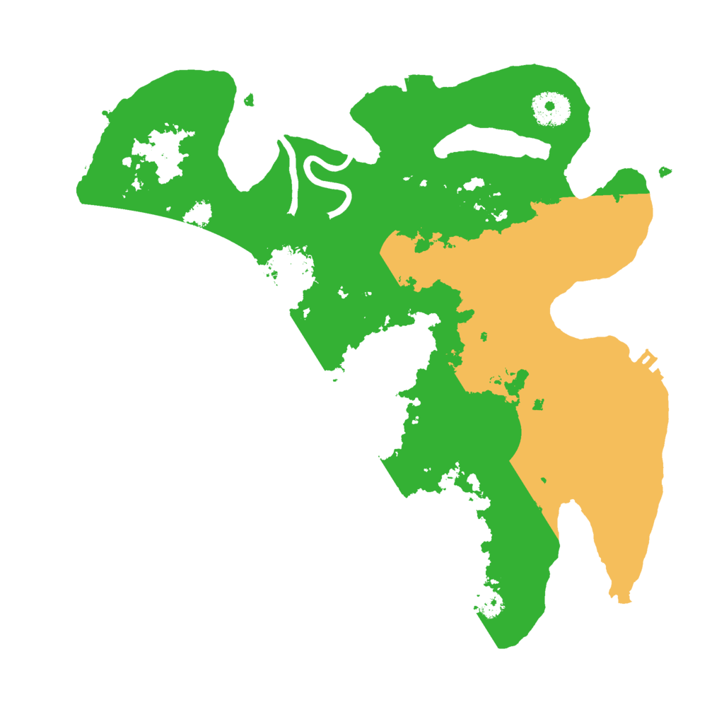 Biome Rust Map: Procedural Map, Size: 3000, Seed: 305637163