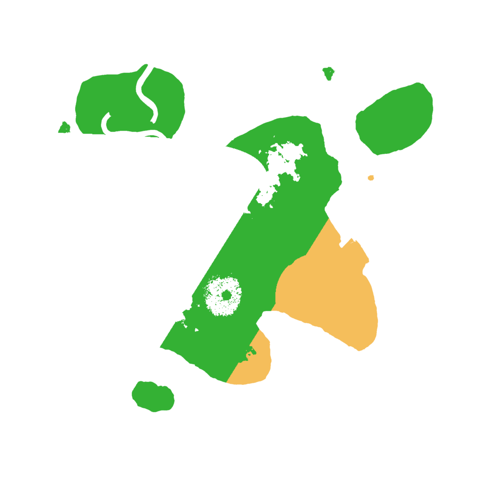 Biome Rust Map: Procedural Map, Size: 2000, Seed: 44559403