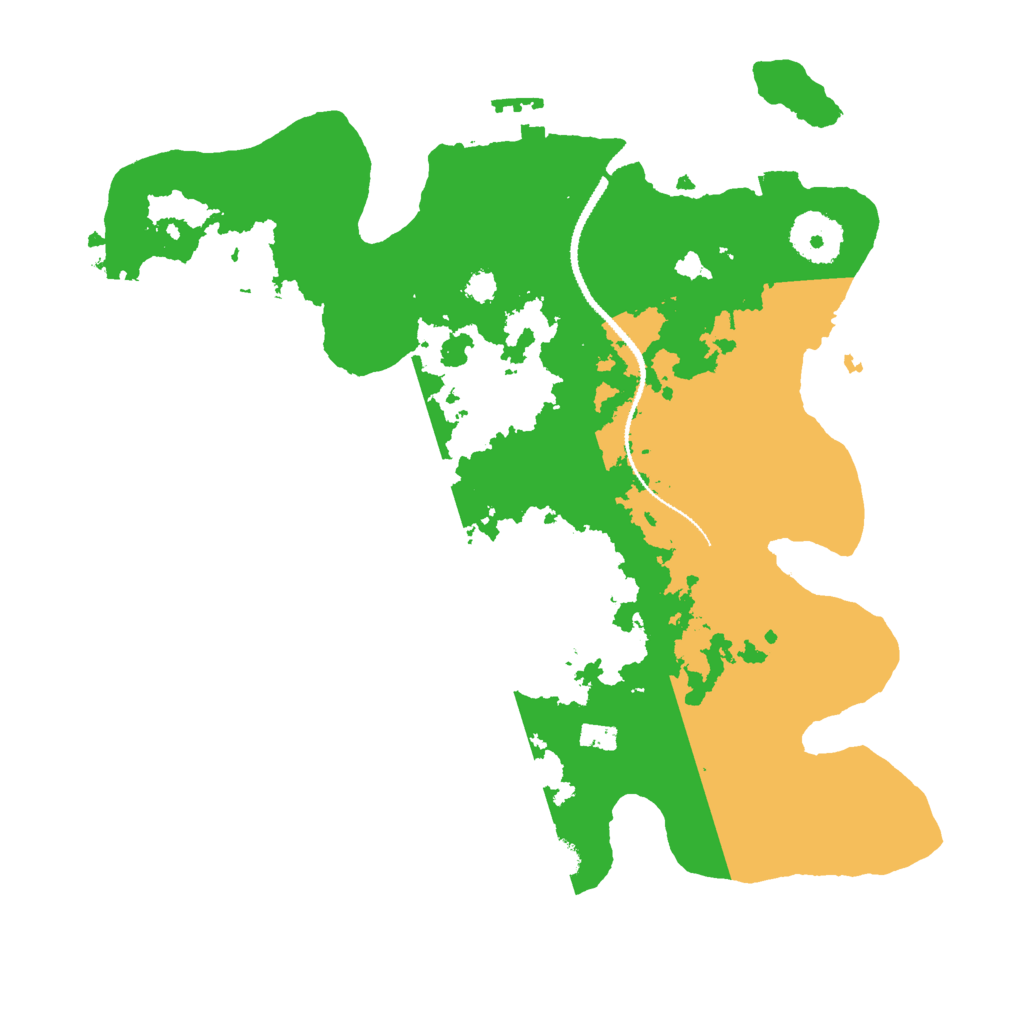 Biome Rust Map: Procedural Map, Size: 3000, Seed: 874175442