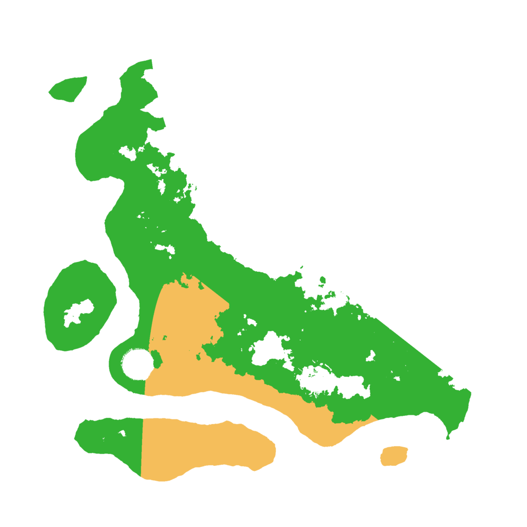 Biome Rust Map: Barren, Size: 3000, Seed: 2117734348