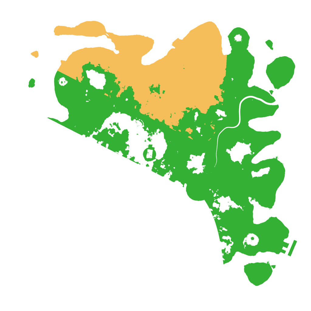 Biome Rust Map: Procedural Map, Size: 3800, Seed: 154261816