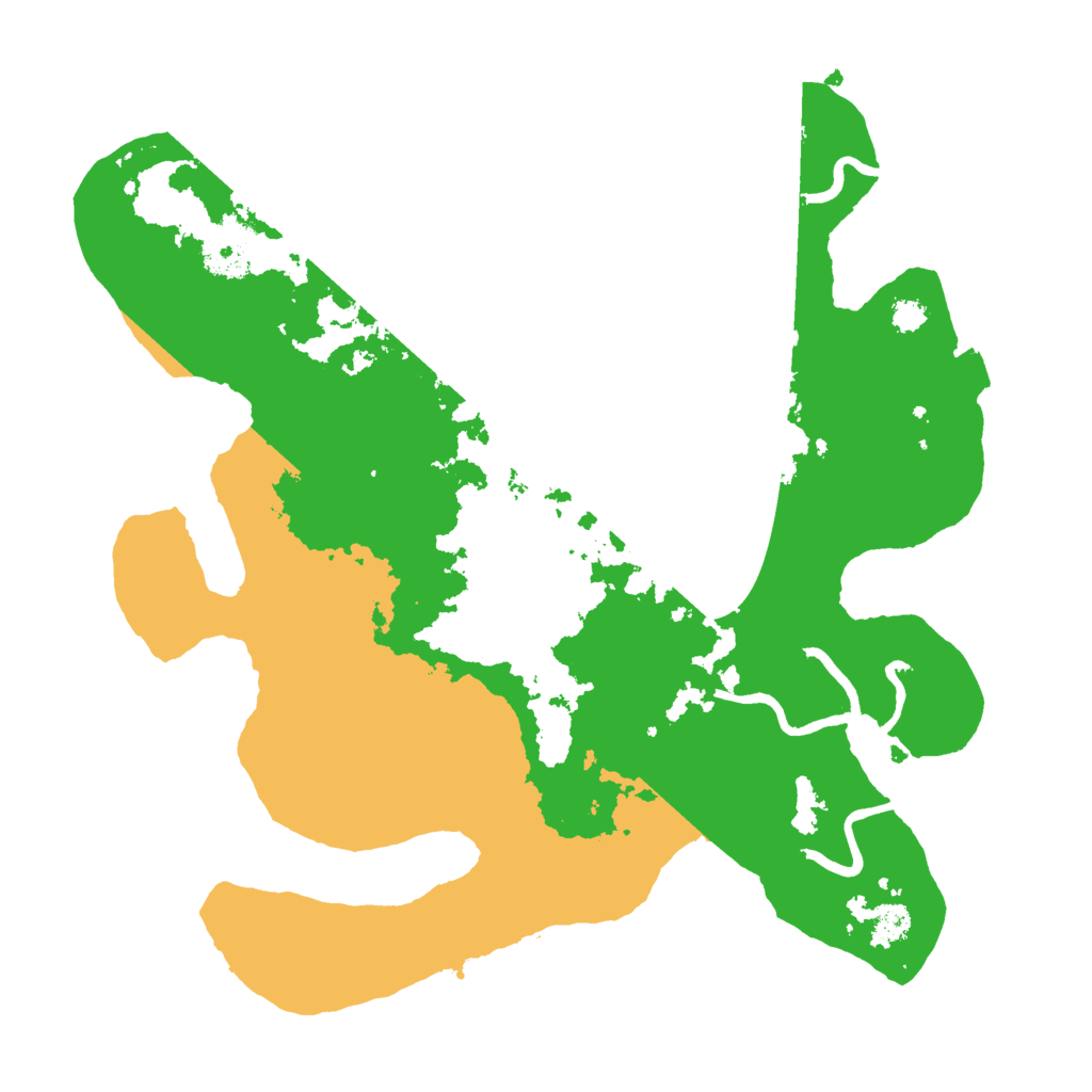 Biome Rust Map: Procedural Map, Size: 3000, Seed: 39347610
