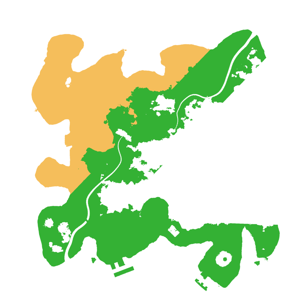 Biome Rust Map: Procedural Map, Size: 3000, Seed: 2907185