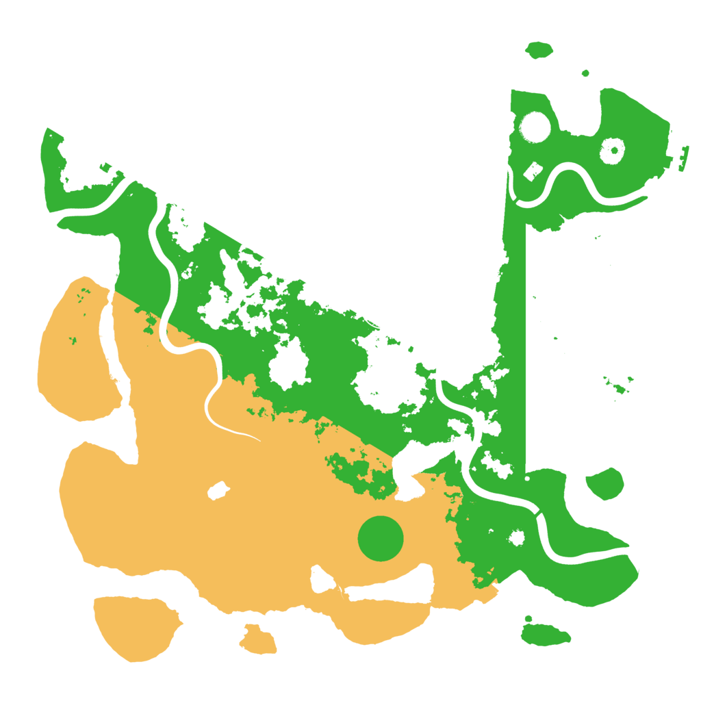 Biome Rust Map: Procedural Map, Size: 4050, Seed: 503854885