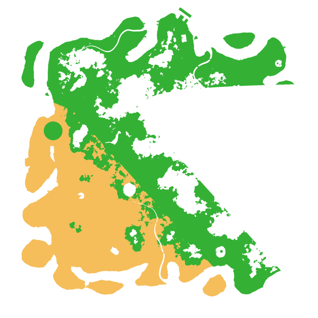 Biome Rust Map: Procedural Map, Size: 4500, Seed: 1188381503