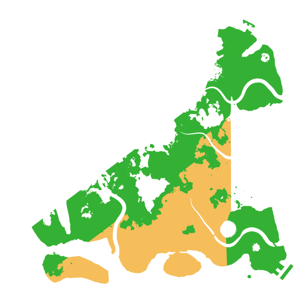 Biome Rust Map: Procedural Map, Size: 3500, Seed: 1727519552