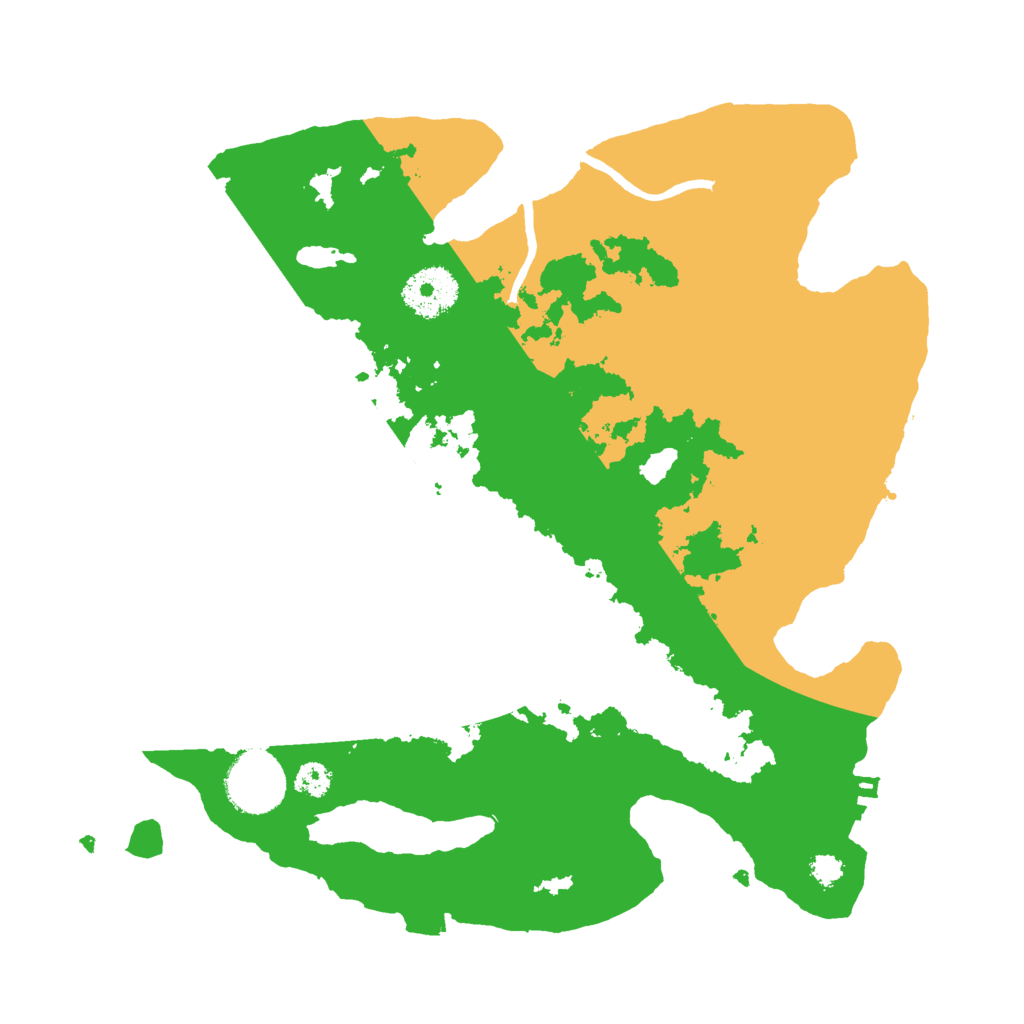 Biome Rust Map: Procedural Map, Size: 3000, Seed: 1193034446