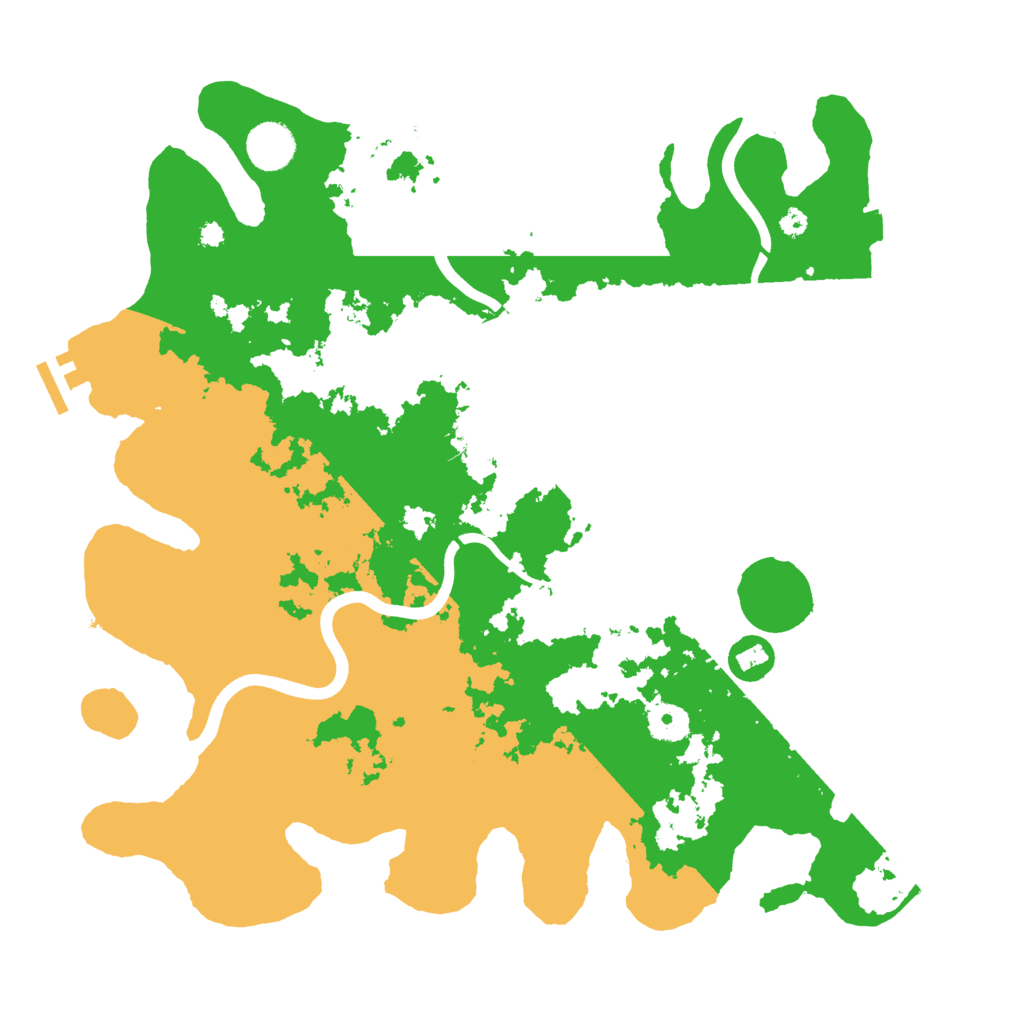 Biome Rust Map: Procedural Map, Size: 3800, Seed: 173334