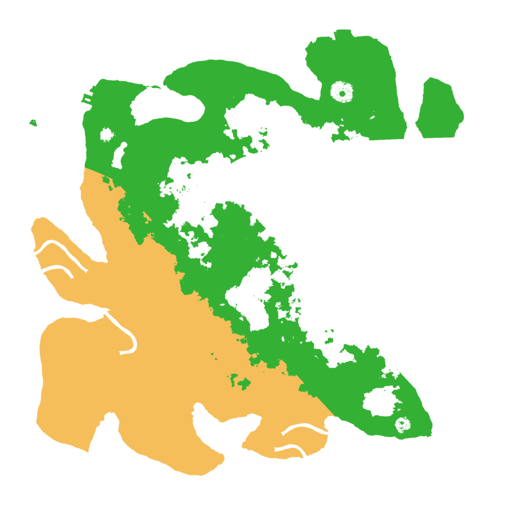 Biome Rust Map: Procedural Map, Size: 3500, Seed: 292916582