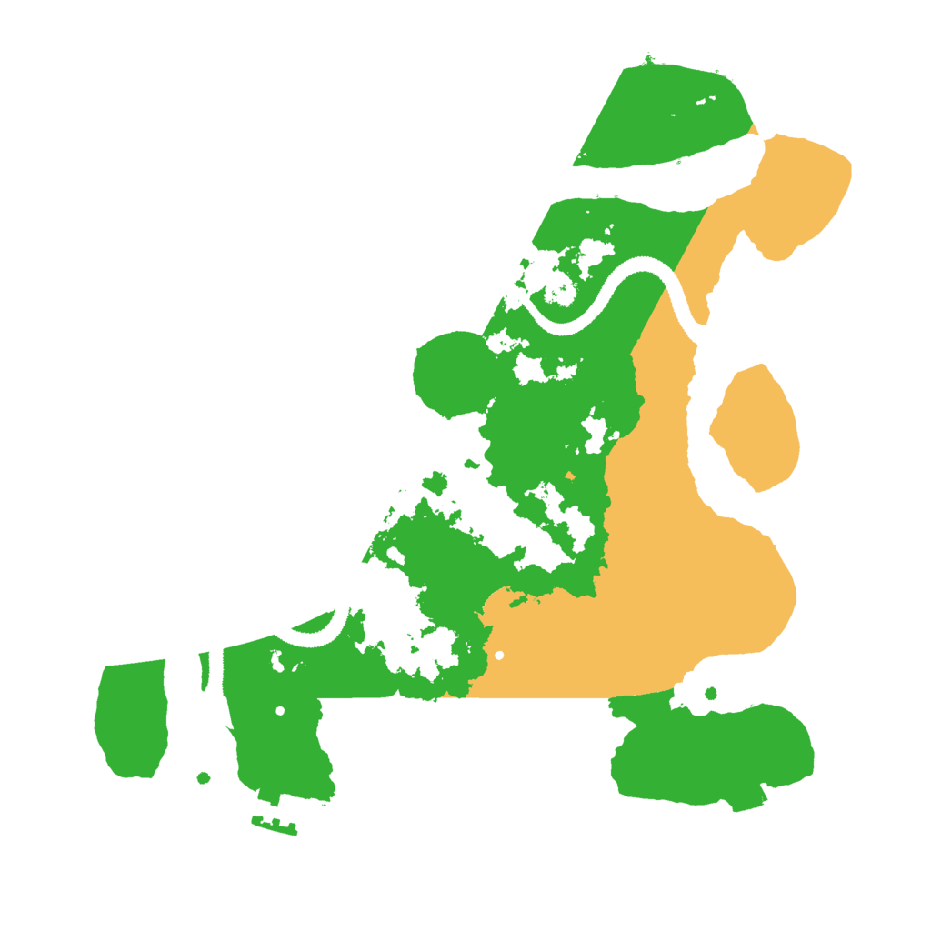 Biome Rust Map: Procedural Map, Size: 3000, Seed: 7312508