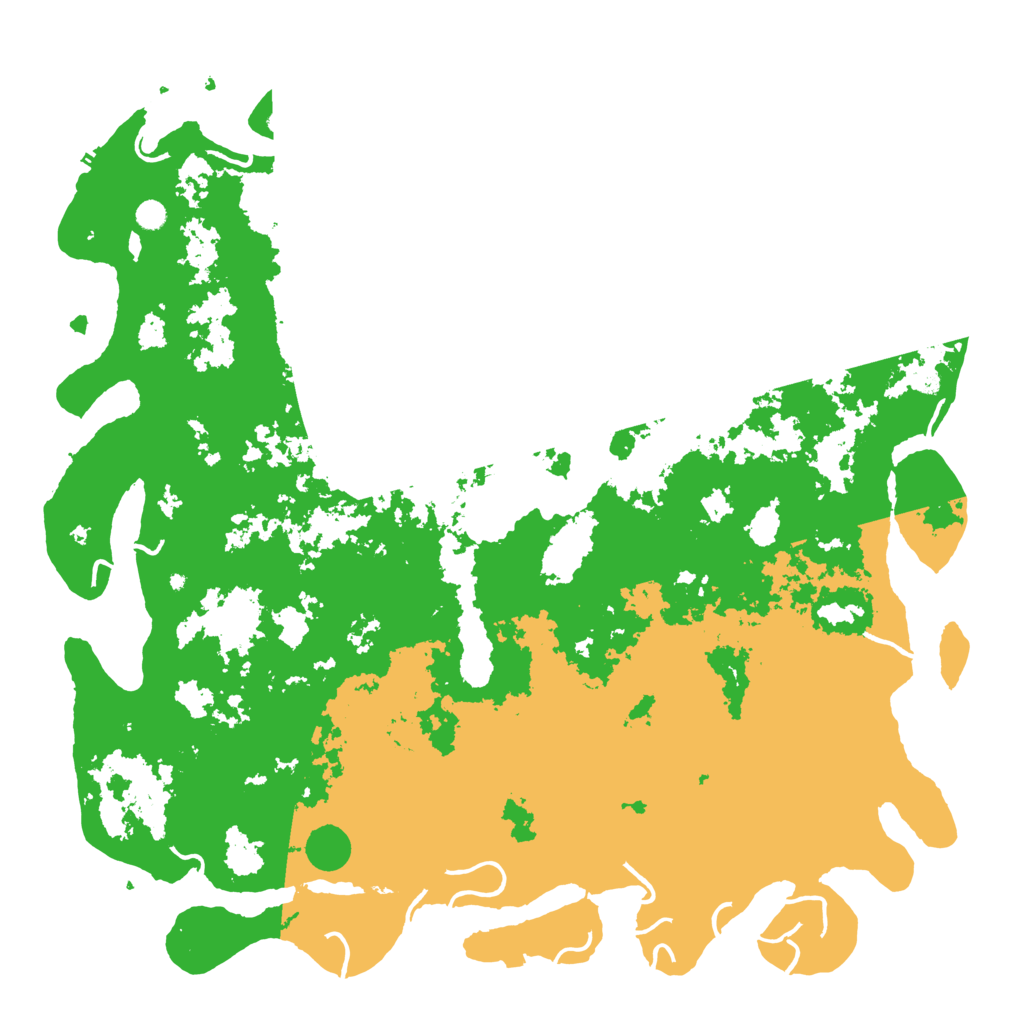 Biome Rust Map: Procedural Map, Size: 6000, Seed: 700095453