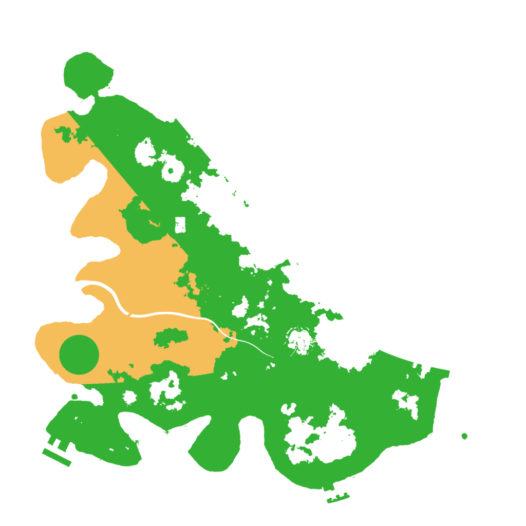 Biome Rust Map: Procedural Map, Size: 3500, Seed: 519841486