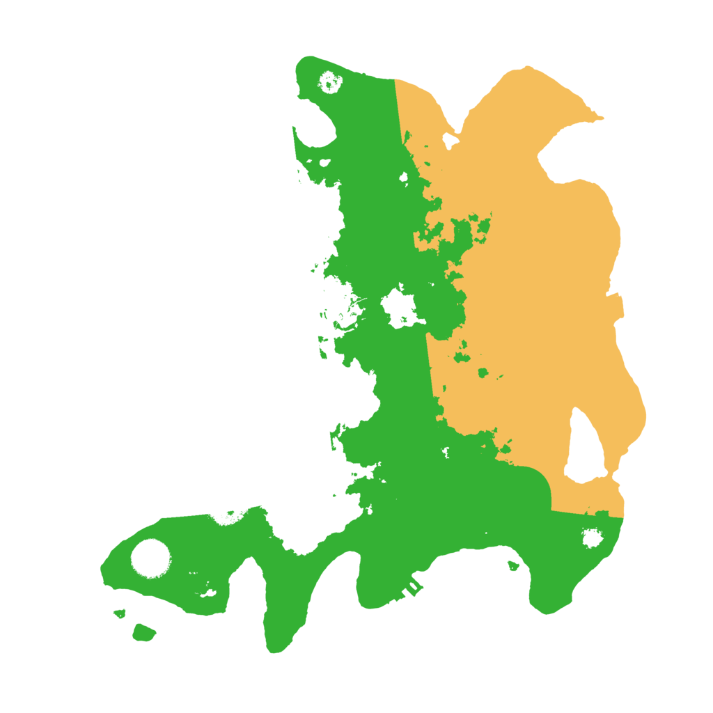 Biome Rust Map: Procedural Map, Size: 3250, Seed: 835828394