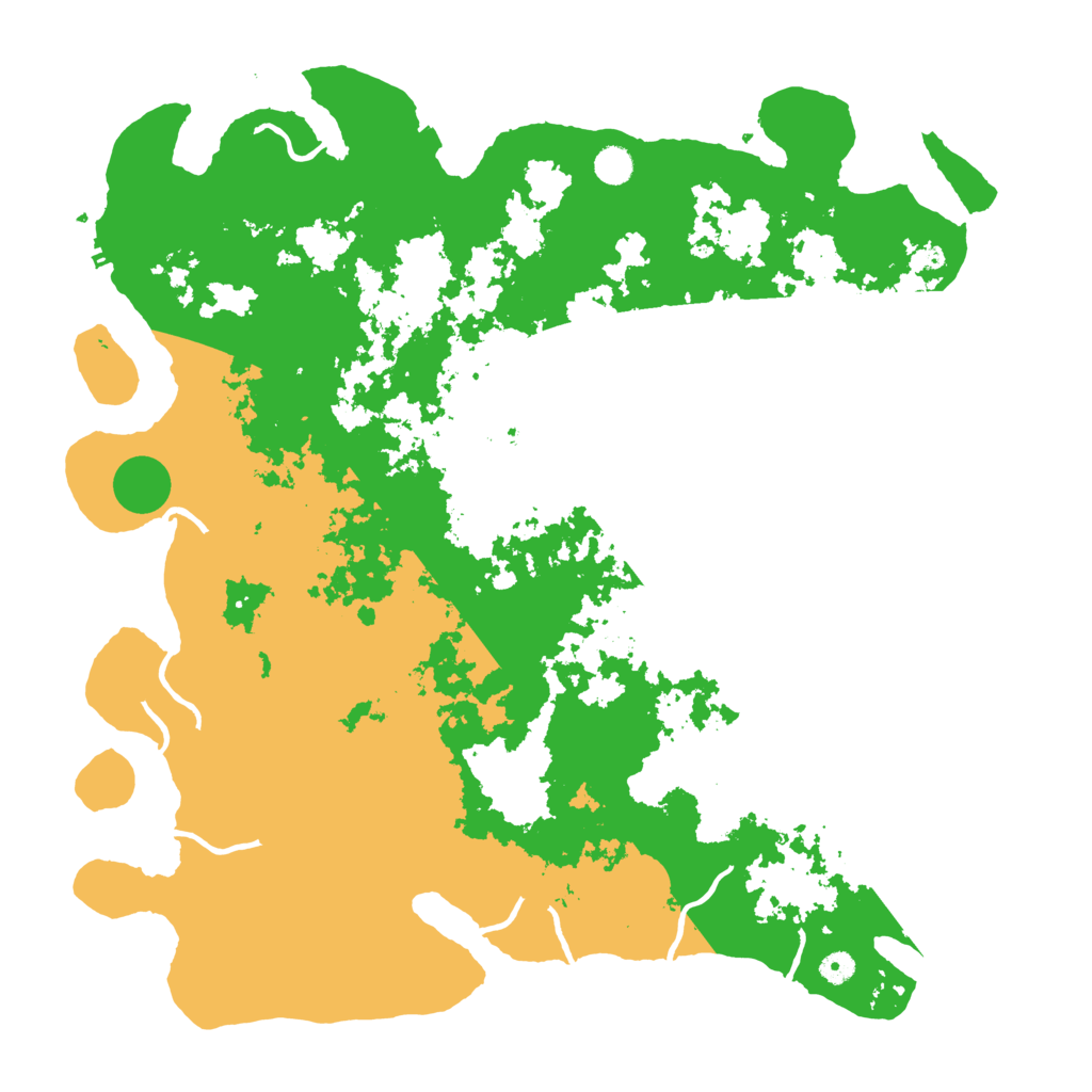 Biome Rust Map: Procedural Map, Size: 5000, Seed: 1975678140