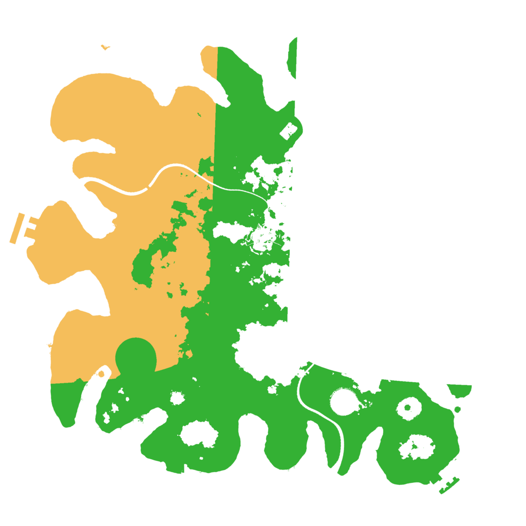 Biome Rust Map: Procedural Map, Size: 3400, Seed: 1134267668