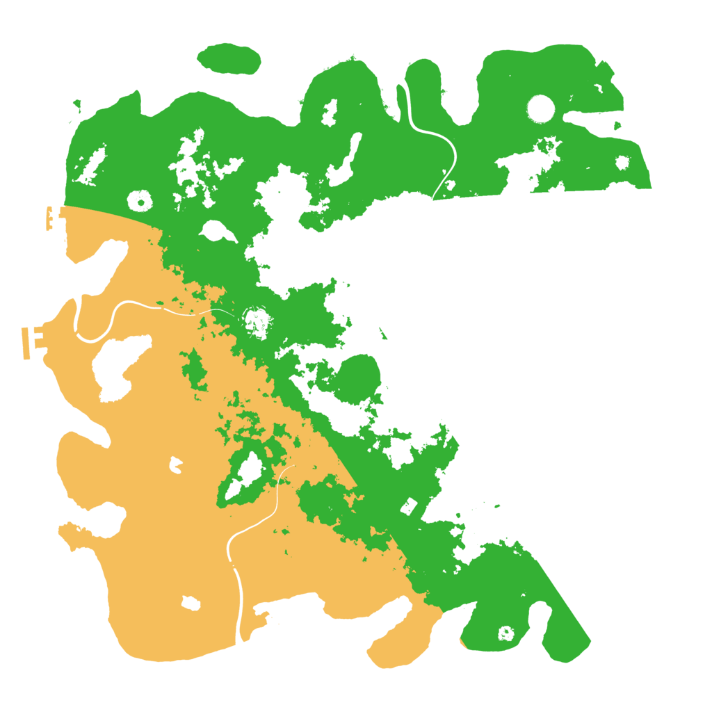 Biome Rust Map: Procedural Map, Size: 4500, Seed: 1107318824