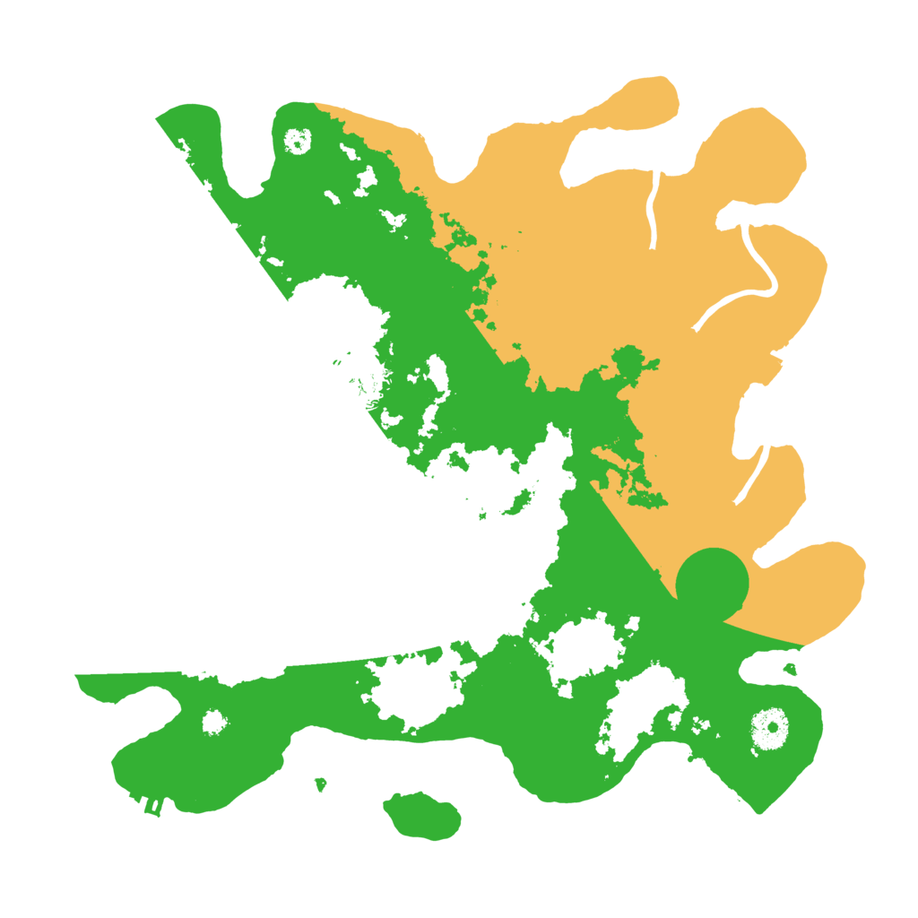 Biome Rust Map: Procedural Map, Size: 3450, Seed: 35285268