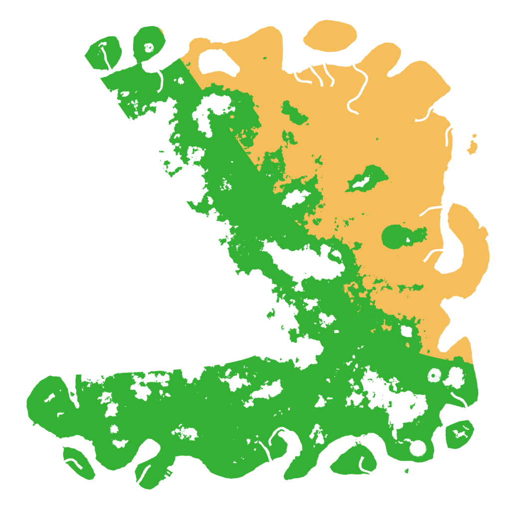 Biome Rust Map: Procedural Map, Size: 5555, Seed: 16456156
