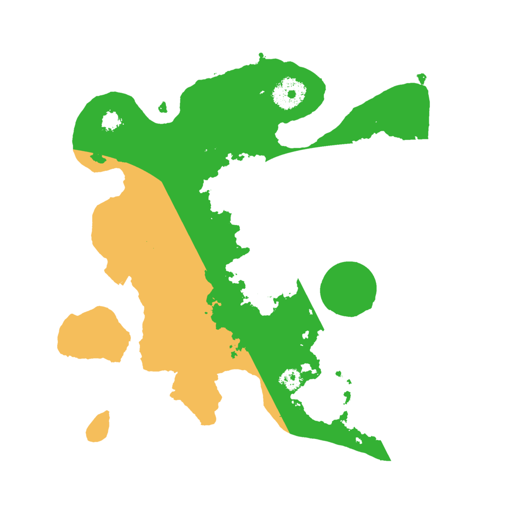 Biome Rust Map: Procedural Map, Size: 2500, Seed: 2809