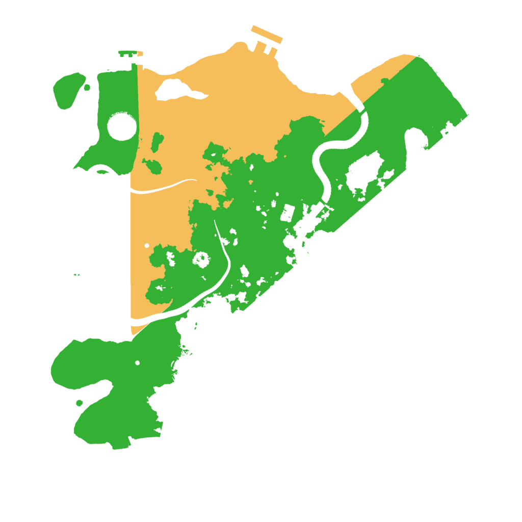 Biome Rust Map: Procedural Map, Size: 3250, Seed: 618762735