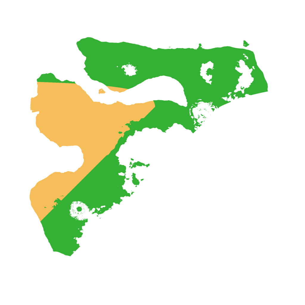 Biome Rust Map: Procedural Map, Size: 2400, Seed: 905998423